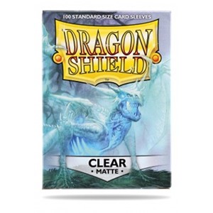 Picture of Matte Black Standard Sleeves (100) dragon shield