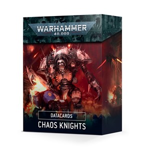 Picture of Datasheet Cards Chaos Knights Warhammer 40K