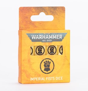 Picture of Imperial Fists Dice Warhammer 40K