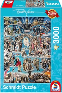 Picture of Renato Casaro - Hollywood XXL (Jigsaw 3000pc)