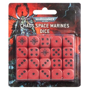 Picture of Chaos Space Marines Dice Warhammer 40000 