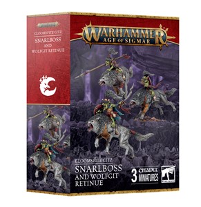Picture of Snarlboss and Wolfgit Retinue Gloomspite Gitz Warhammer Age of Sigmar