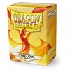 Picture of Matte Yellow  Standard Sleeves (100) dragon shield