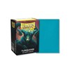 Picture of Standard Matte Turquoise 100 Sleeves Dragon Shield