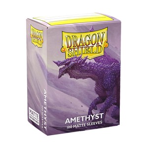 Picture of Matte Amethyst Standard Sleeves (100) dragon shield