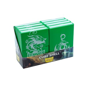 Picture of Green Cube Shell (8 ct) Dragon Shield