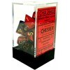 Show details for Chessex Gemini™ Polyhedral Black-red w/gold 7-Die Set Picture of Chessex Gemini™ Polyhedral Black-red w/gold 7-Die Set