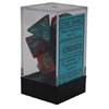 Show details for Chessex Gemini™ Polyhedral Red-Teal w/gold 7 Die Set Picture of Chessex Gemini™ Polyhedral Red-Teal w/gold 7 Die Set
