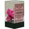 Show details for Chessex Vortex Dice™ Pink w/gold 7-Die Set Picture of Chessex Vortex Dice™ Pink w/gold 7-Die Set