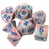 Picture of Chessex Festive™ Polyhedral 7 Set Pop Art w/Blue 