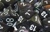 Picture of Chessex Borealis™ 12mm d6 Smoke/silver Dice Block™