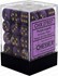 Picture of Chessex Vortex Dice™ 12mm d6 Purple/gold Dice Block™ 