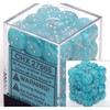 Picture of Chessex Cirrus™ 12mm d6 Light Blue/white Dice Block™