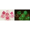 Show details for Poly 7 Set: Gemini Clear-Pink Luminary Lab Dice Wave 4 Picture of Poly 7 Set: Gemini Clear-Pink Luminary Lab Dice Wave 4