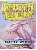 Picture of Matte White Standard Sleeves (100) dragon shield