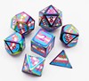 Show details for Pride Flag Metal Dice Set - Trans Pride Flag Picture of Pride Flag Metal Dice Set - Trans Pride Flag