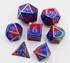 Picture of Pride flag metal dice set - bisexual pride 