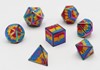 Picture of Pride Flag Metal Dice Set - Pansexual