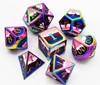 Show details for Pride Flag Metal Dice Set - Gender Fluid Picture of Pride Flag Metal Dice Set - Gender Fluid
