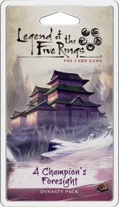 Picture of A Champion's Foresight Dynasty Pack: Legend of the Five Rings LCG