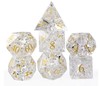 Picture of White Cracked Glass Dice Set