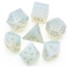 Picture of Opalite Semi-Precious Silver Pattern Gemstone Dice Set