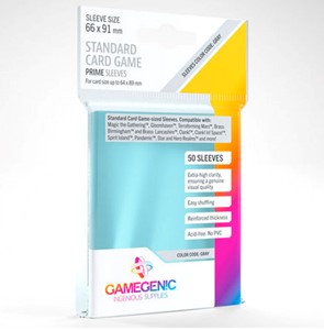 Picture of Gamegenic PRIME Big Square-Sized Sleeves 82x82mm (50ct), Clear