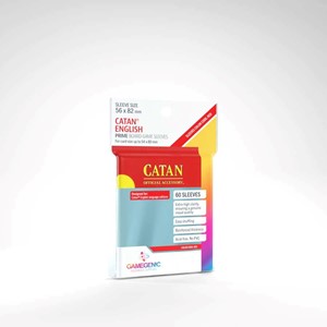 Picture of Gamegenic PRIME Clear Catan-Sized 56 x 82mm - Clear (50 Sleeves)