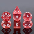 Picture of Crimson Glitter Dice Set