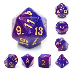 Picture of Aurora Thousand Stars Dice Set