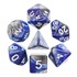 Picture of Silver Blue Dice Set