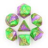 Picture of Purple Green Dice Set