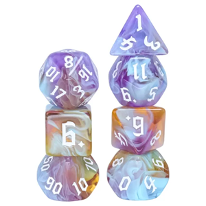 Picture of Amethyst Sunset Dice Set