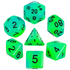 Picture of Blue Green Glow in the Dark Dice Set