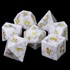 Picture of Gemstone Howlite Dice Set