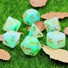 Picture of Opalescence (Blue+Green) Jade Dice Set