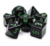 Picture of Opaque Chon Drite Green Font Dice Set