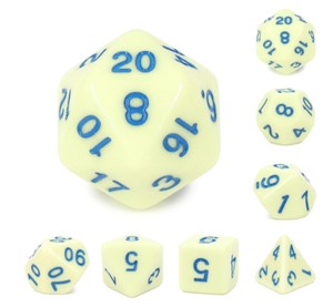 Picture of Eggshell Robin Dice Set