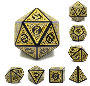 Picture of Magic Flame (Yellow) Dice Set