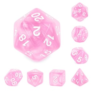 Picture of Pink Pearl Dice Set