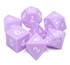 Picture of Sharp Edge Lilac Cream Dice Set