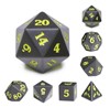 Picture of The Moon (Yellow Ink) Dice Set