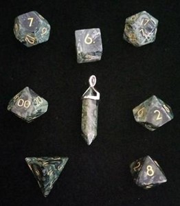 Picture of Kambaba Jasper Dice Set