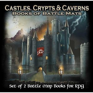 Picture of Castles, Crypts and Caverns Set of 2 Battle Mat Books