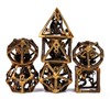 Picture of Retro Hollow Metal DND Gold look Dice Set (Dragon）