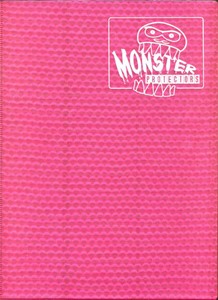 Picture of Monster Protectors 9-Pocket Holofoil Pink Binder