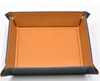 Picture of Yellow Faux Leather Folding Square Dice Tray