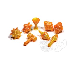 Picture of PolyHero Cleric 8 Dice Set Sunstorm