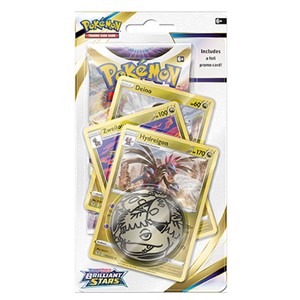 Picture of SWSH 9 Brilliant Stars Premium Checklane Blister Hydreigon - Pokemon