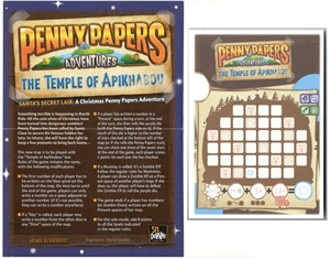 Picture of Penny Papers: The Temple of Apikhabou  2018 Calendar Promo